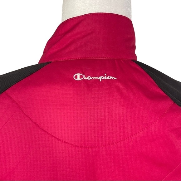 Champion Cold Weather Gear Pink Black Long Sleeved Activewear Full Zip J… - Picture 9 of 16